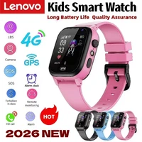 Reloj inteligente Lenovo para niños, con SOS, Wifi, GPS, videollamada, cámara, tarjeta, resistente al agua, para la escuela, para niños y niñas, para regalo.