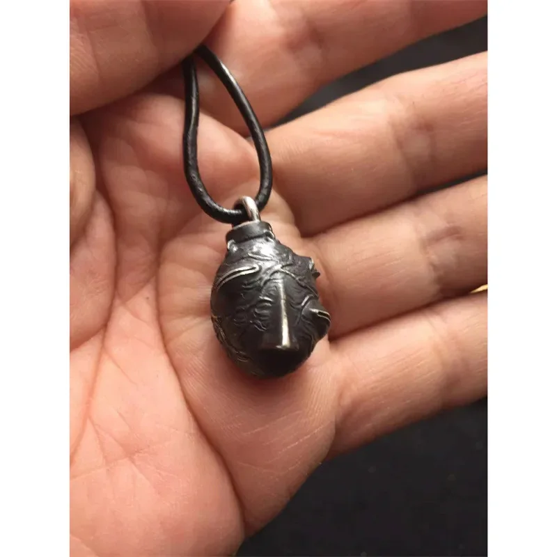 

Anime Behelit Pendant Necklace Dark Gothic Anime Inspired Handmade Jewelry Unique Gift for Brother Father Son Birthday