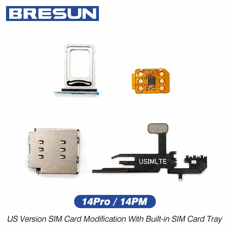 Für die 14/15/16/17 17pro-Serie: Dual-SIM-Flexkabel-Modifikation für US-Modelle, interne SIM-Kartenhalter-Umbau, Ersatz der eSIM – Detail 4
