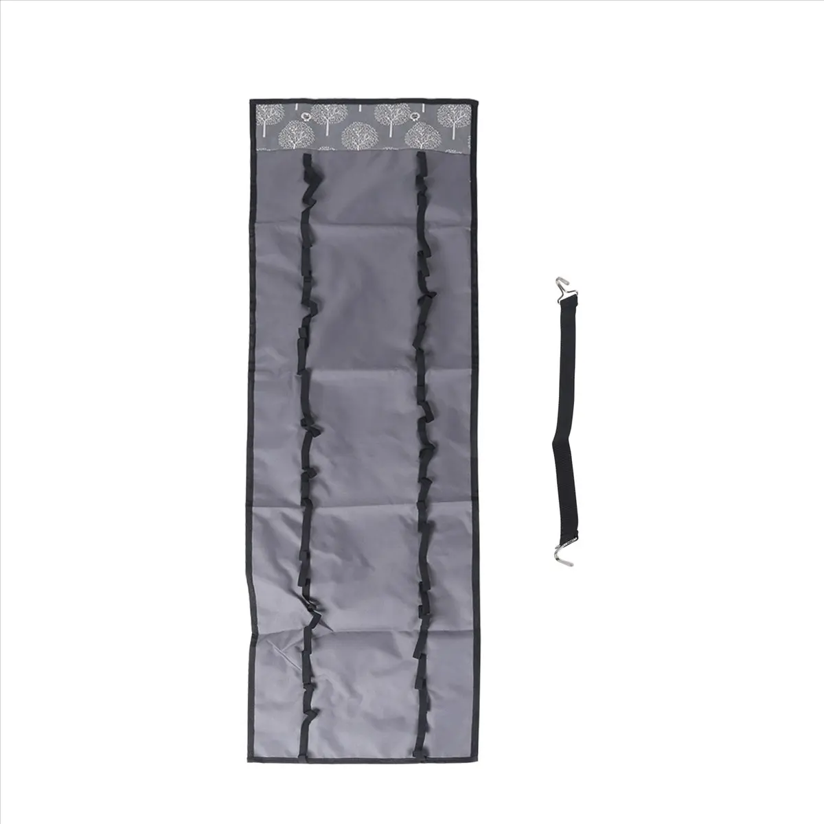 ABZF 2026 Vinyl Roll Holder with 48 Compartments, Vinyl Roll Storage Organizer Wall Craft Room Organizers and Storage Gray Tree