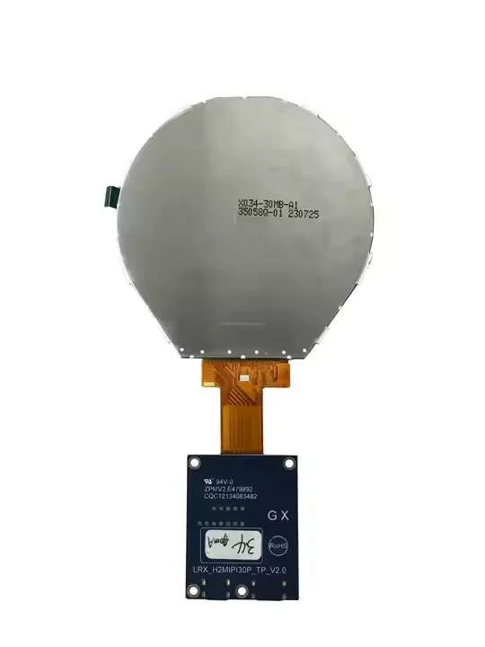 3,4-дюймовый круглый дисплей HD-M1 с разрешением 800x800, яркостью 700 нит. 30 контактов, круглый ЖК-экран MIPI JD9365DA