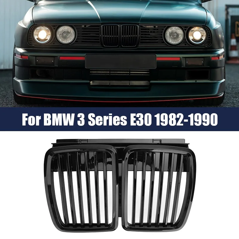 Grille Avant Supérieure pour BMW E30 1982-1990 – Un Choix Expert pour l’Esthétique et la Performance