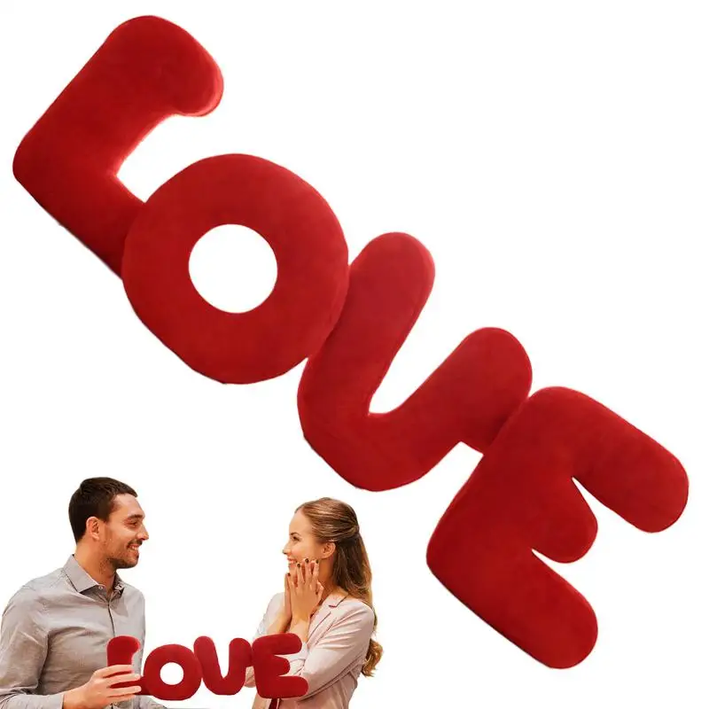 

Valentine's Day Cute Pillow Plush Valentine's Day Throw Pillow Decor Huggable Throw Pillow For Girlfriend And Wife Comfortable