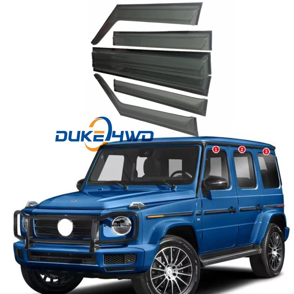 DUKE4WD Window Sun Visor Wind Deflector Suit New Land Rover Defender 110 2020 2023 Wide Weathershield 4x4 Accessories
