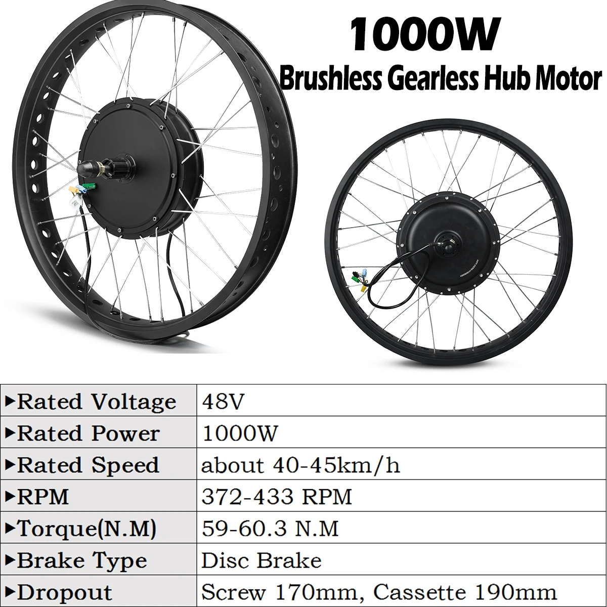 Fat Elektrikli Bisiklet 48V 15 - Fat Tire Electric Bike Conversion Kit 1500W incelemesi ve fiyatı