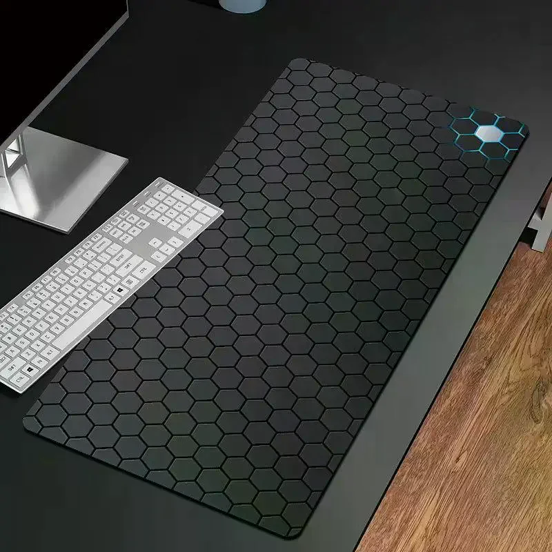 Hexagon Mousepad, Non Slip Rubber Desktop Table Mat, Computer Keyboard Mouse Pad, Esport Gamer Office Mouse Mat