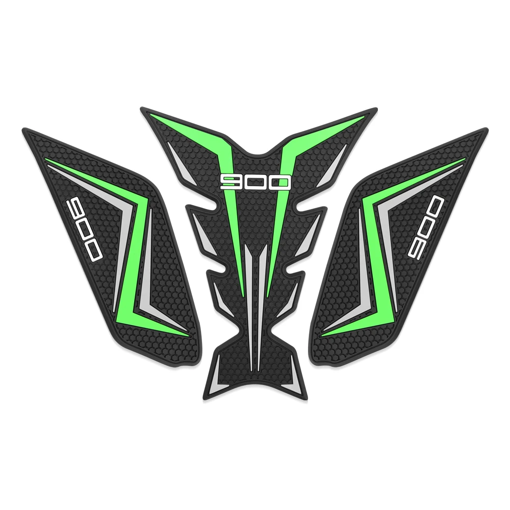 Motorcycle tank Sticker pad Non-slip Side Fuel Rubber Waterproof Stickers For Kawasaki Z900 Z900SE Z 900 SE 2025