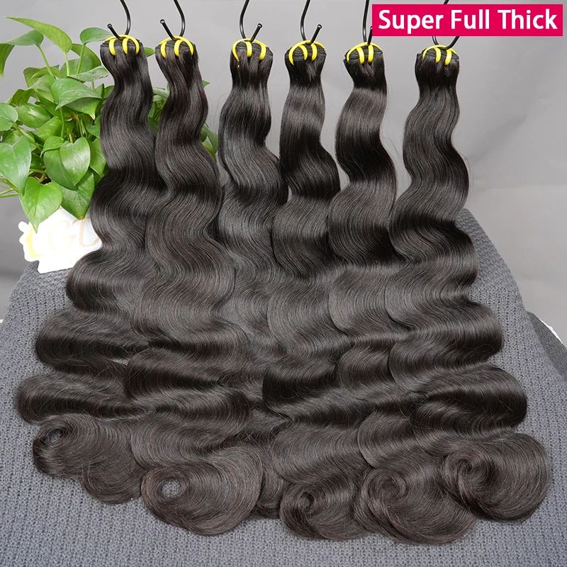100% Vietnamese Raw Human Hair Double Drawn Body Wave Human Hair 16A Virgin Weave Extensions 1 2 3 4 Bundles 100g/pc 10-30inch