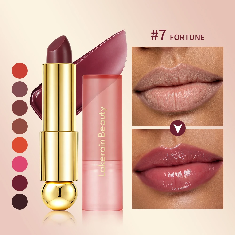 8 Colors Soft Pulse Lip Oil Stick Glossy Tinted Moisturizing Shiny Hydrating Nourishing Smooth Non-Sticky Everyday Lipstick Care