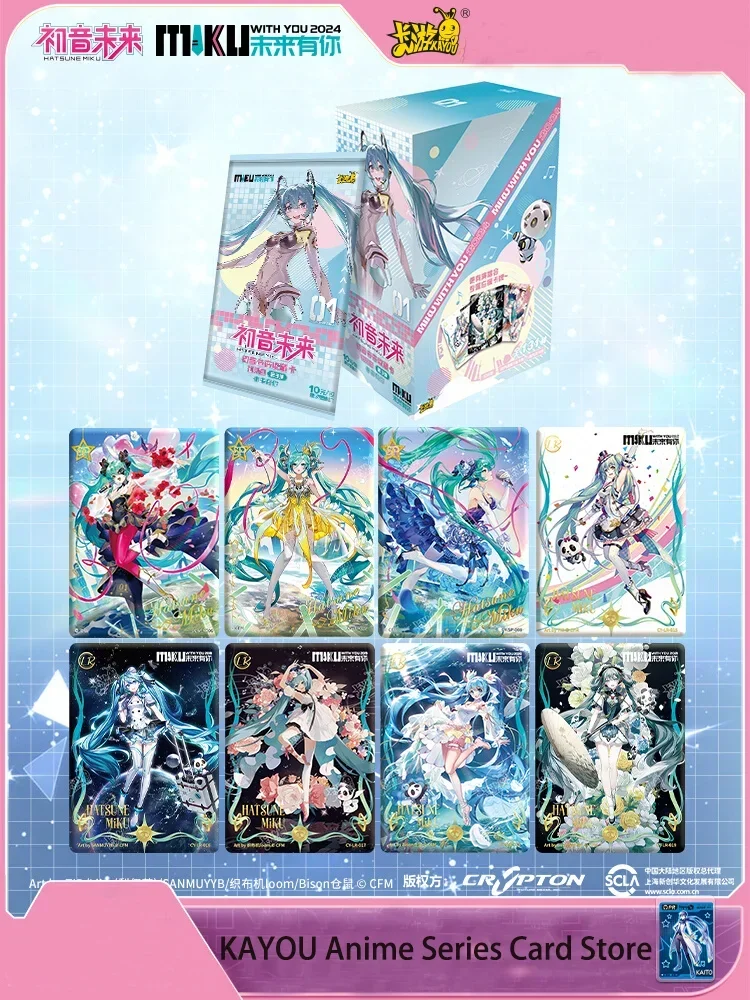 

Kayou-Original Hatsune Miku Collection Card for Adults, Limited Anime Trading Cards, Kids Gifts, Tcg Game, Japanese