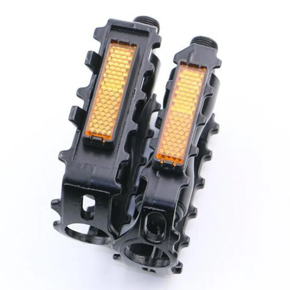 

2Pcs Mountain Bike Pedal Aluminum Alloy Flat Platform Non-Slip Universal Pedal for Cycling Commuting Touring
