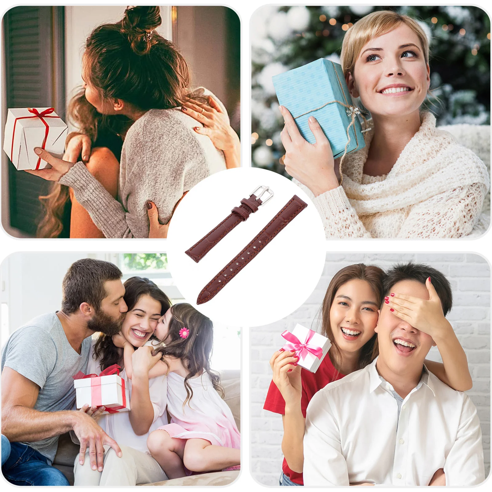 

1Pcs Retro Watch Band Artificial Durable Smooth Universal Birthday Wedding Christmas Gift Watch Band Classic Watchband