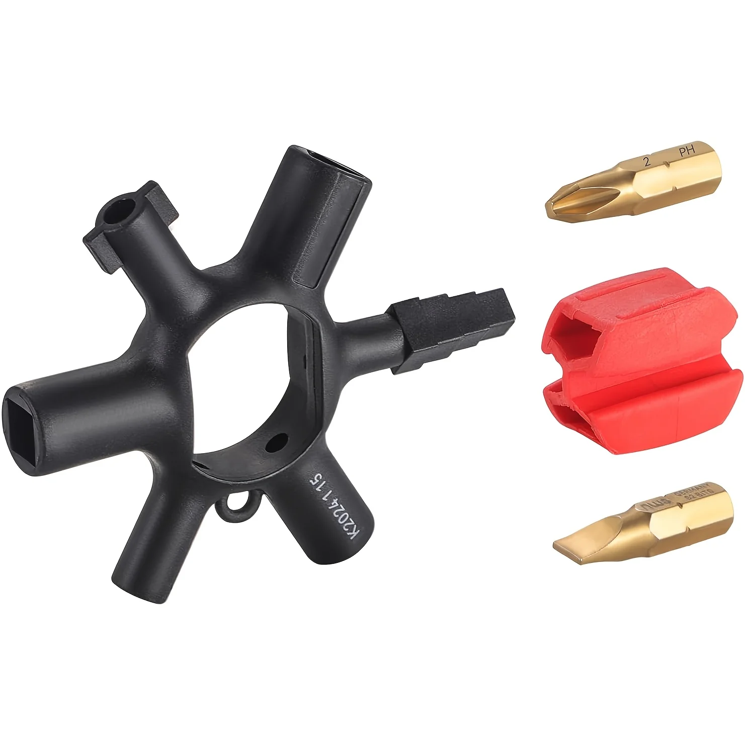 9 in 1 Distribution Cabinet Key Wrench High Torque Universal Electrical Key Wrench Electrical Specialized Power Utility Wrench