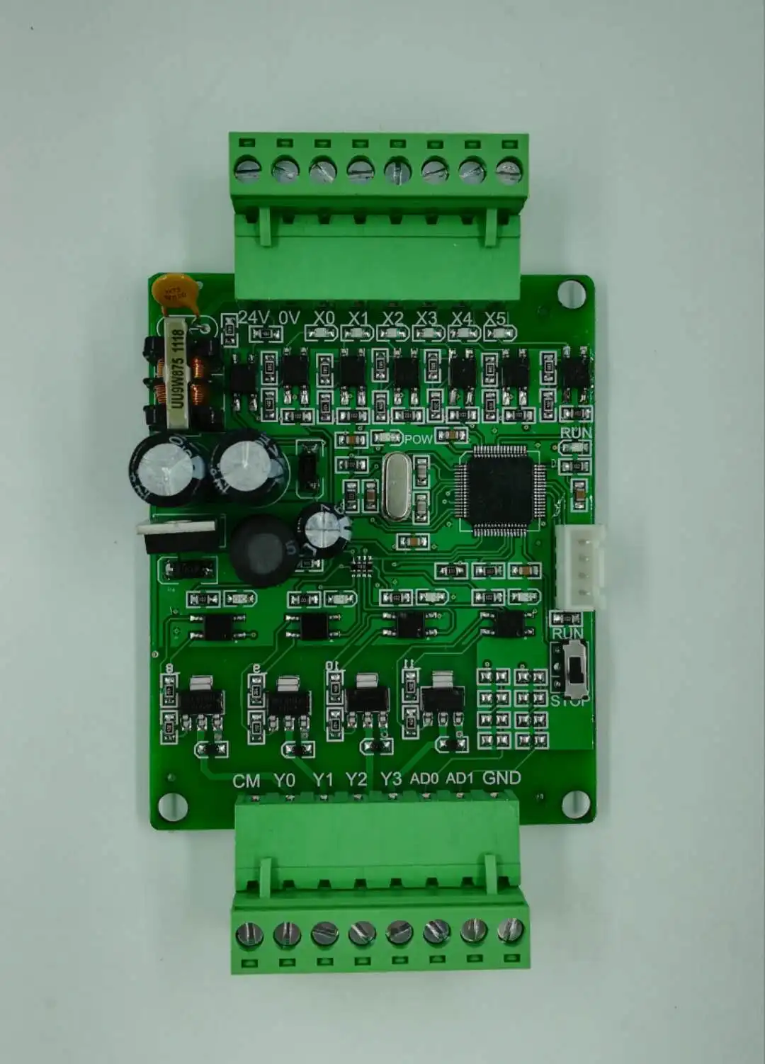 PLC industrial control board compatible with FX1N10MR MT online download monitoring text