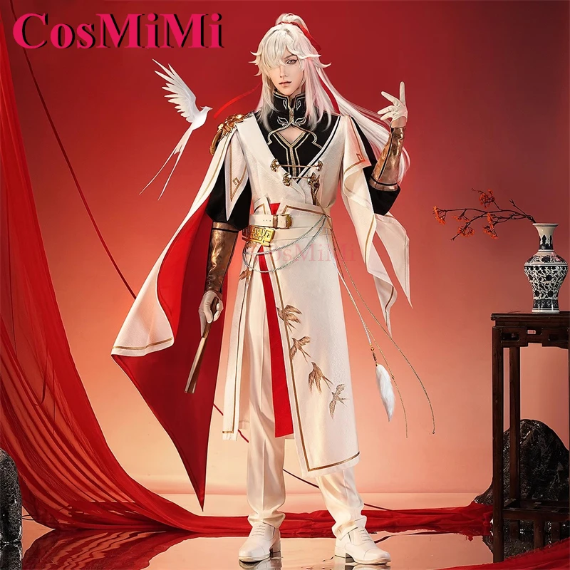 

CosMiMi Game Honkai: Star Rail Jing Yuan Cosplay Costume Magpie Stringing Handsome Outfit Carnival Party Role Play Clothing S-XL
