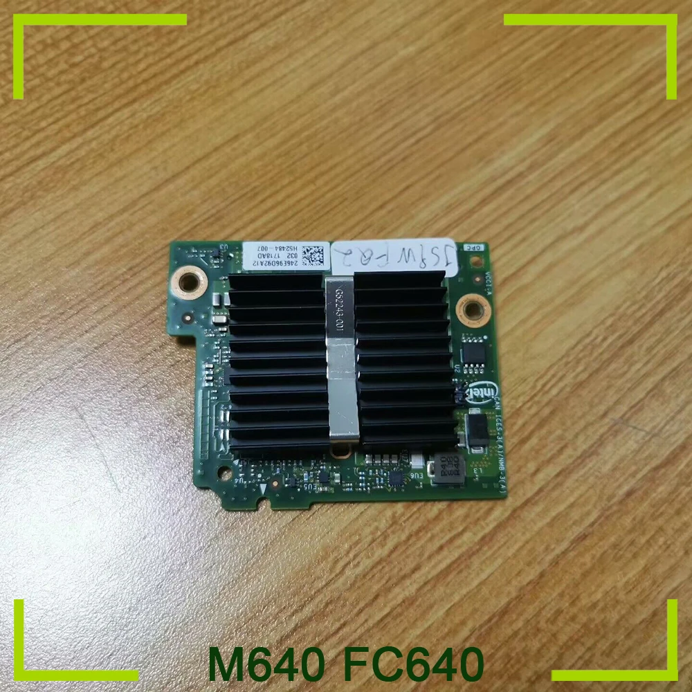 

Для M640 FC640 M630 FC630 Модель сервера лезвия Для Dell Intel X710-K 10 ГБ Двухпортовая сетевая дочерняя карта DX69G Blade Network Card