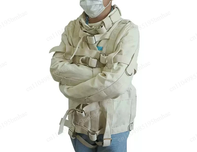 Metal Buckle Restraint Manic Patient, Restless, Anti-Hitting, Self-Injury, Fixed Upper Limbs Ankle Brace Braces Supports