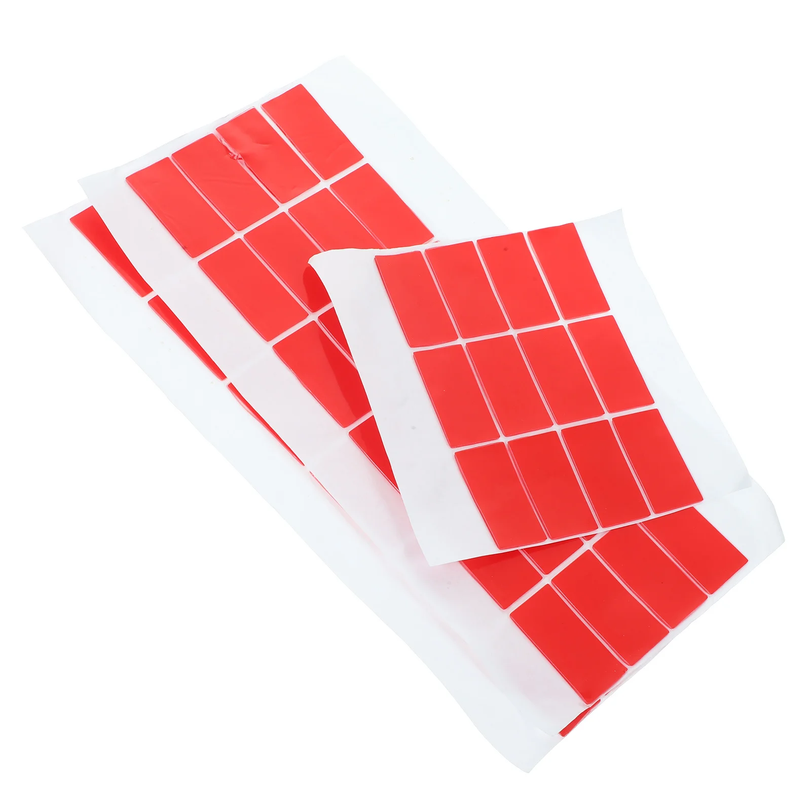 60 قطعة ملصقات مربعة لاصقة مزدوجة الجوانب شفافة لا أثر شريط قابل للإزالة DIY بها بنفسك الحرف الزفاف سيارة بالون تزيين الختم #6