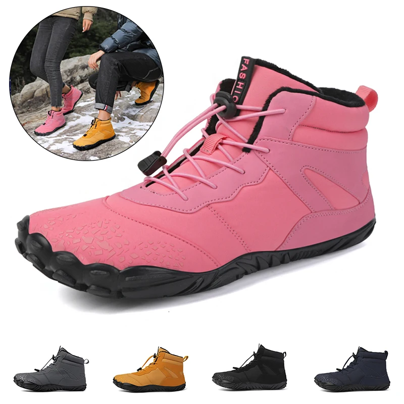 Winter Waterproof Climbing/Hiking Boots for Men Women Snow BareFoot Casual Shoes Outdoor Work Shoes Working High Ankle Snow Boot