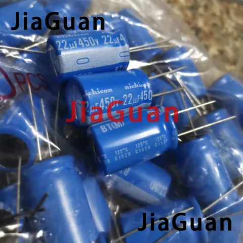 10 шт. NICHICON BT 450v22uf 16x25MM электролитический конденсатор bt 125 градусов 22uF/450v военный промышленный конденсатор 22 мкФ 450 В