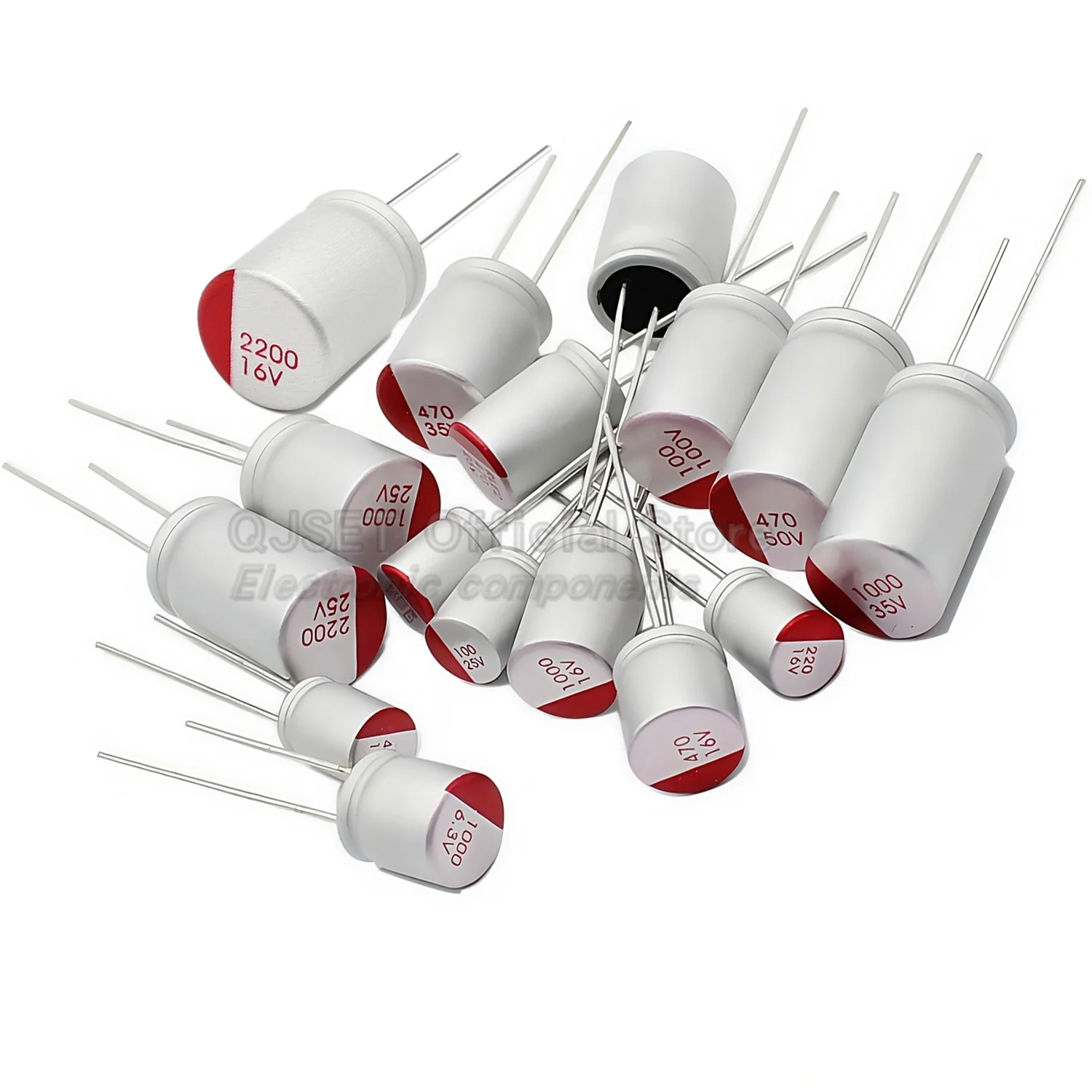10 stks DIP Vaste Condensatoren 6.3 V 10 V 16 V 25 V 35 V 35 V 50 v 63 V 100 V 47 uf 100 uf/220/470/560/680/1000/2200 uf Elektrolytische Condensatoren