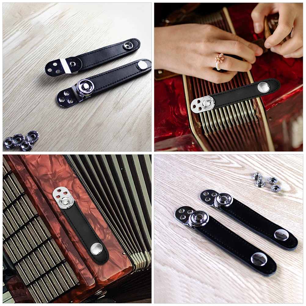 

2pcs Universal Straps Double Layer Buckle Adjustable For Various Sizes Accessories Harness Replacement Accordion