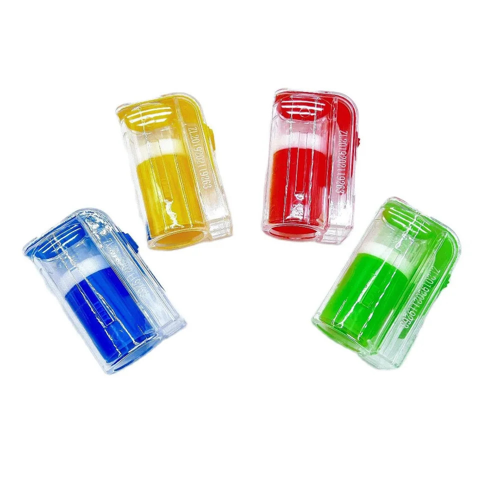 Durable Plastic Queen Bee Marking Catcher Handed with Plunger Plush Bee Marker Bottle Strong Bee Cage Garden Bee Tools