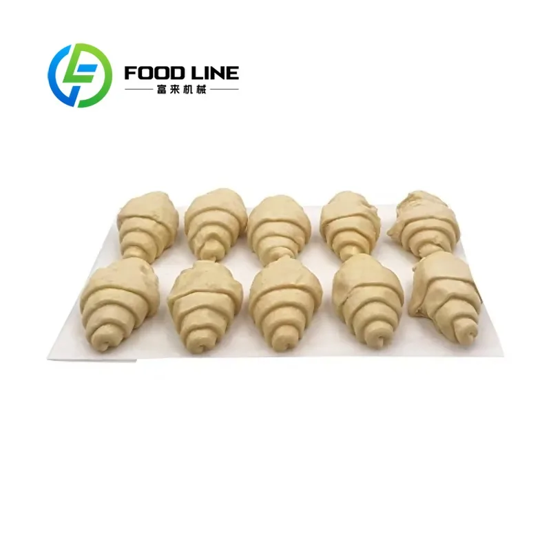 CE Commercial 50g Frozen Croissant Making Machine Food Production Line Support Customization Croissants Machine customize