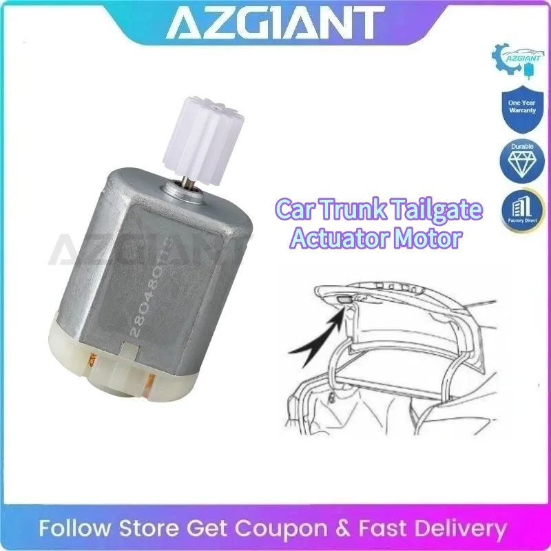 AZGIANT Liftgate Trunk Motor for 2001-2007 Benz C-Class W203 C230 C240 C280 C320 C350 Trunk Actuator Power Lock Release Motor