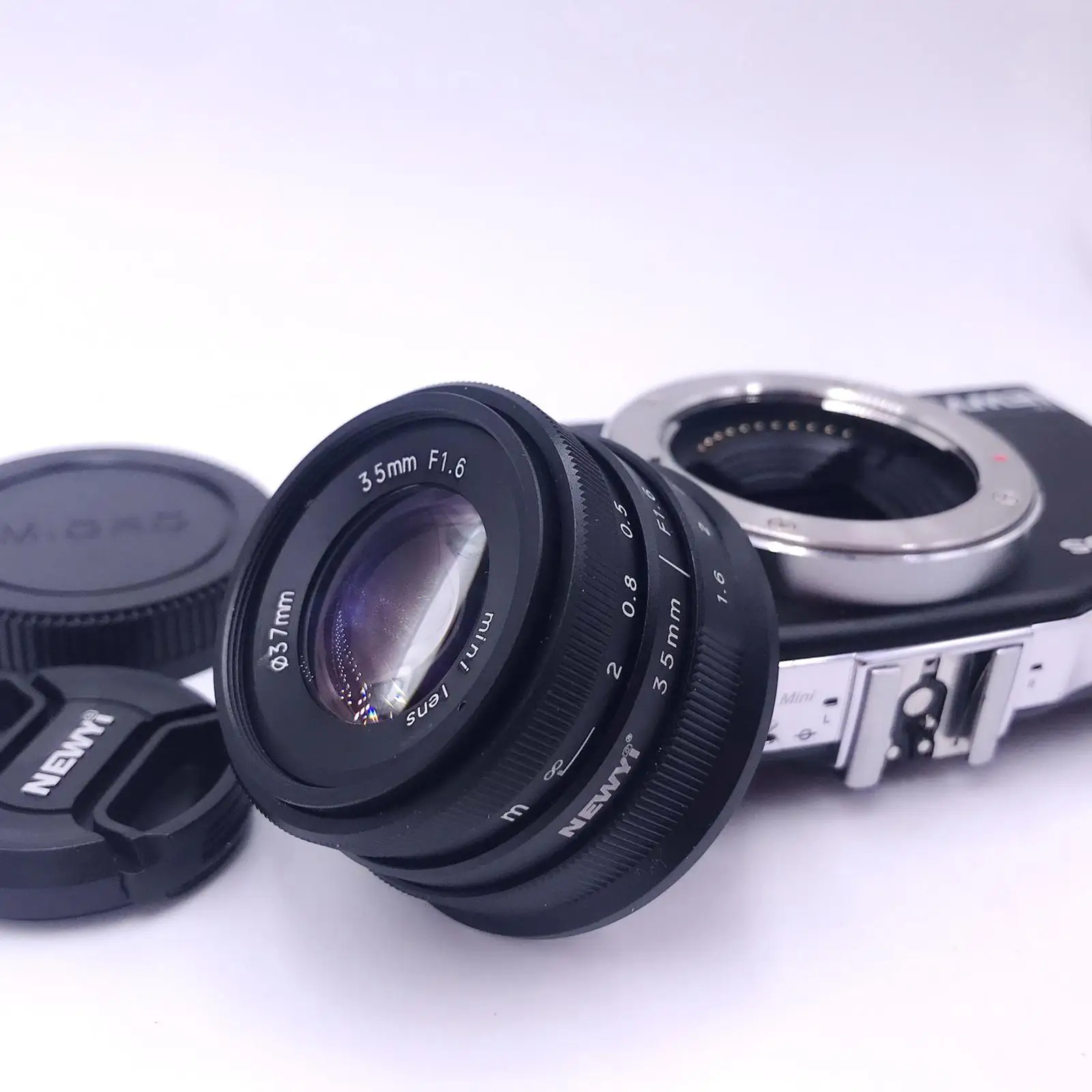 Mini 35mm f/1.6 APS- for /3 cameras 5 G7 G9 GF2 GF3 GF5 GF8 GM1 GM5 GX1 GX7 GX8 GH1 GH2 GH3 GH4 GH5 view 3
