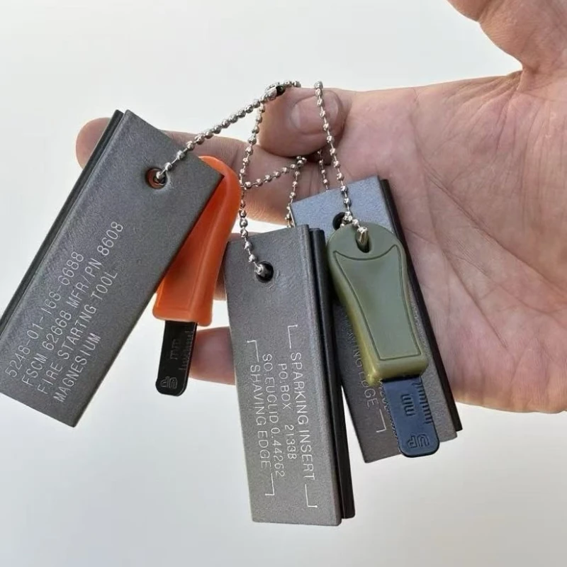 

New Tactical Outdoor Starter Kit + Magnesium Rod/Block/Strip, High-Spark Wilderness Survival Equipment for Camping & Emergency