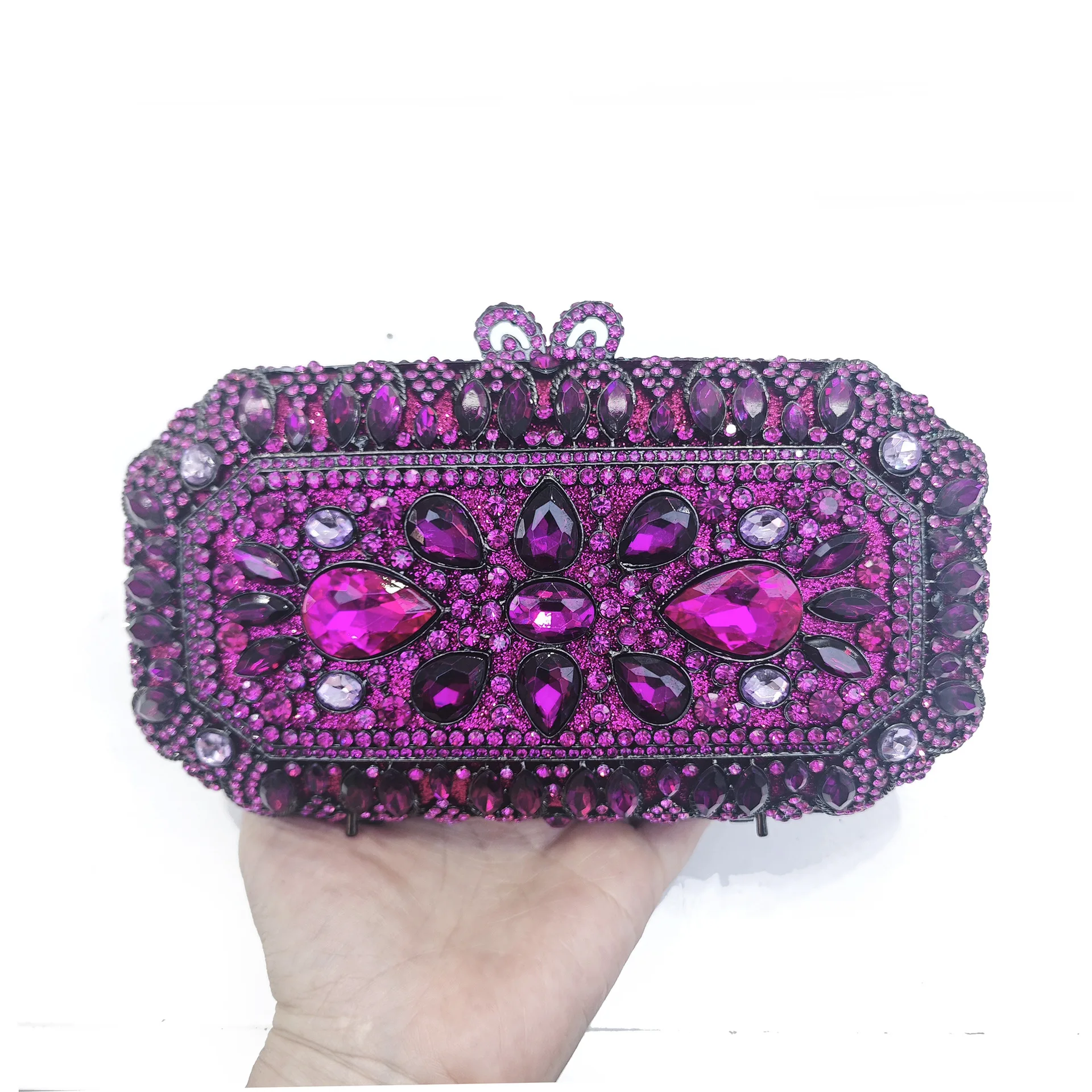 

Dinner Bag Ladies Banquet Dress Full Diamond Clutch Bridal Pearl Embellished Handbag Designer Bag