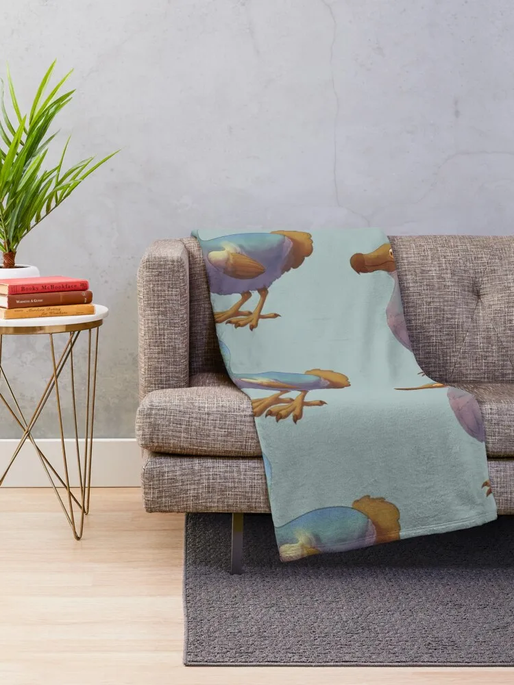 Dodo bird Throw Blanket blankets and throws Bed Fashionable For Sofa Thin Blankets