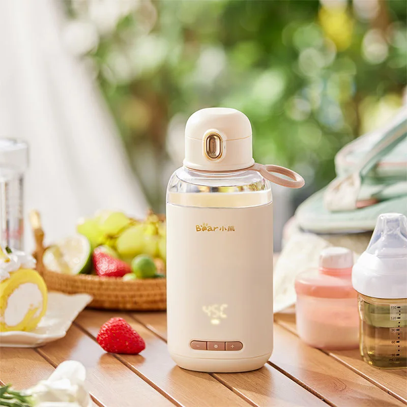 Little Bear Portable Electric Heating Cup Wireless Rechargeable Water Heater 270ML Thermos  Cup For Baby Mother Outdoor