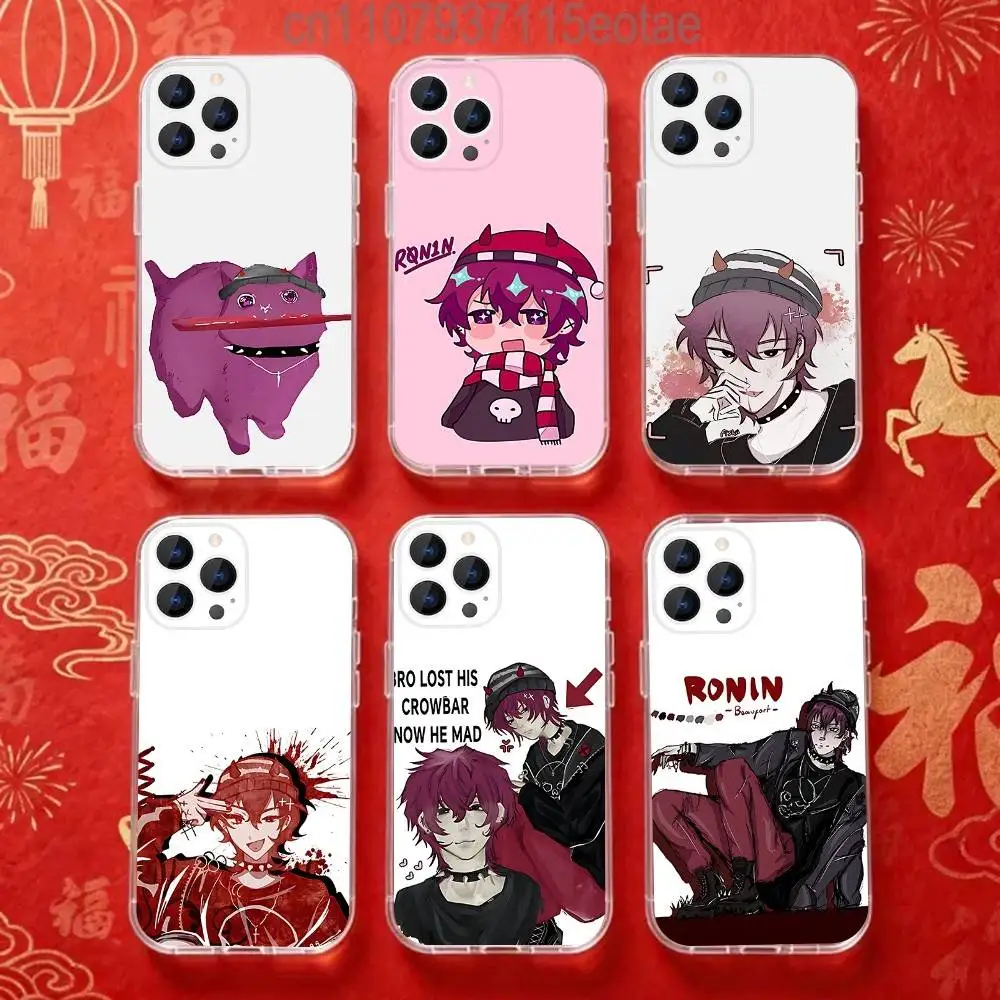 

K-Killer C-Chat Ronin Game Phone Case For iPhone 17,16,15,14,13,12,11 Pro,Max,Plus,X,XS,XR,SE4,E Mini Transparent Soft Cover