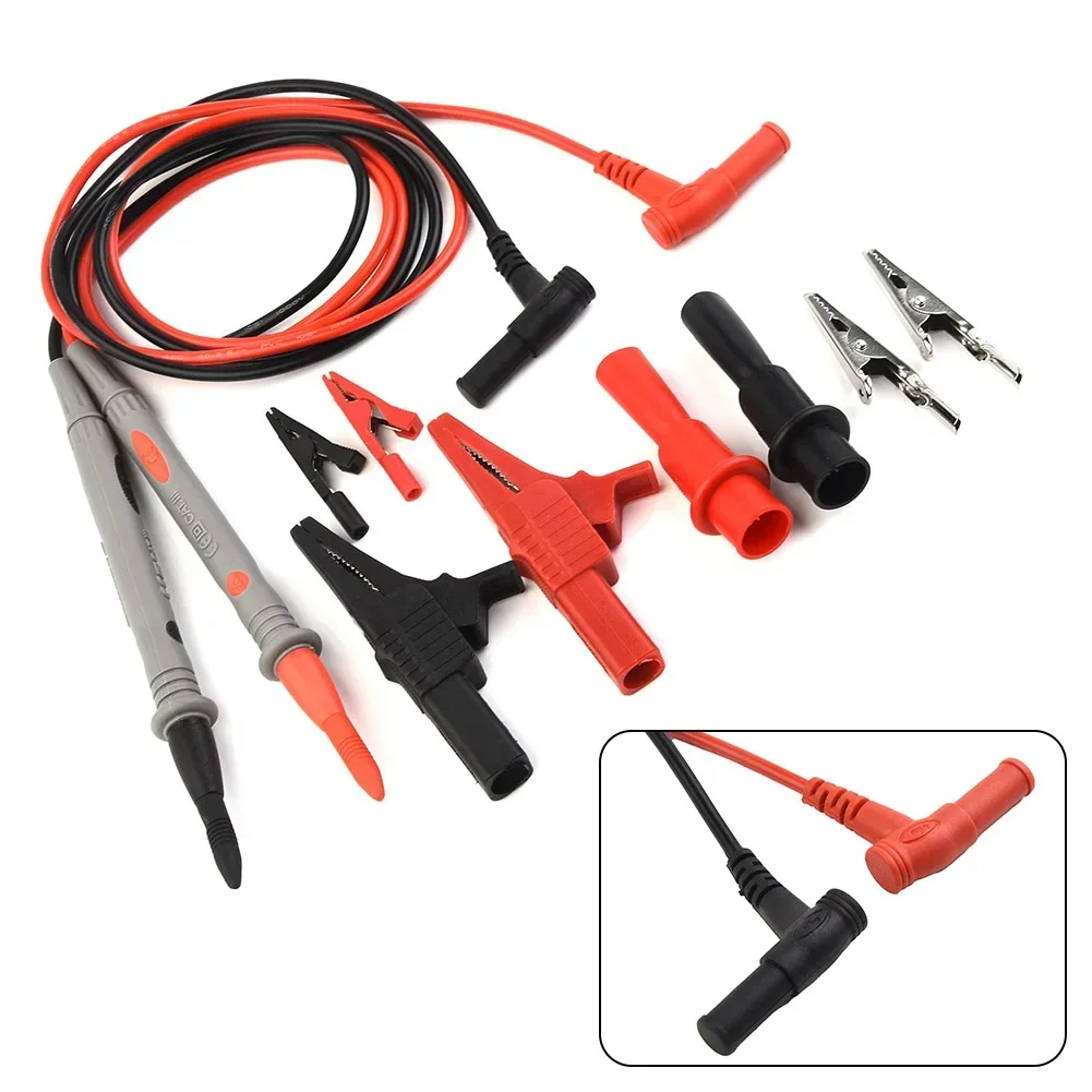 

Alligator Clip Test Cable Clamp GB466-86 Test Leads 1 Set 35*0.1 Test Clips Probe 1000V For Clamp Multimeter Cable