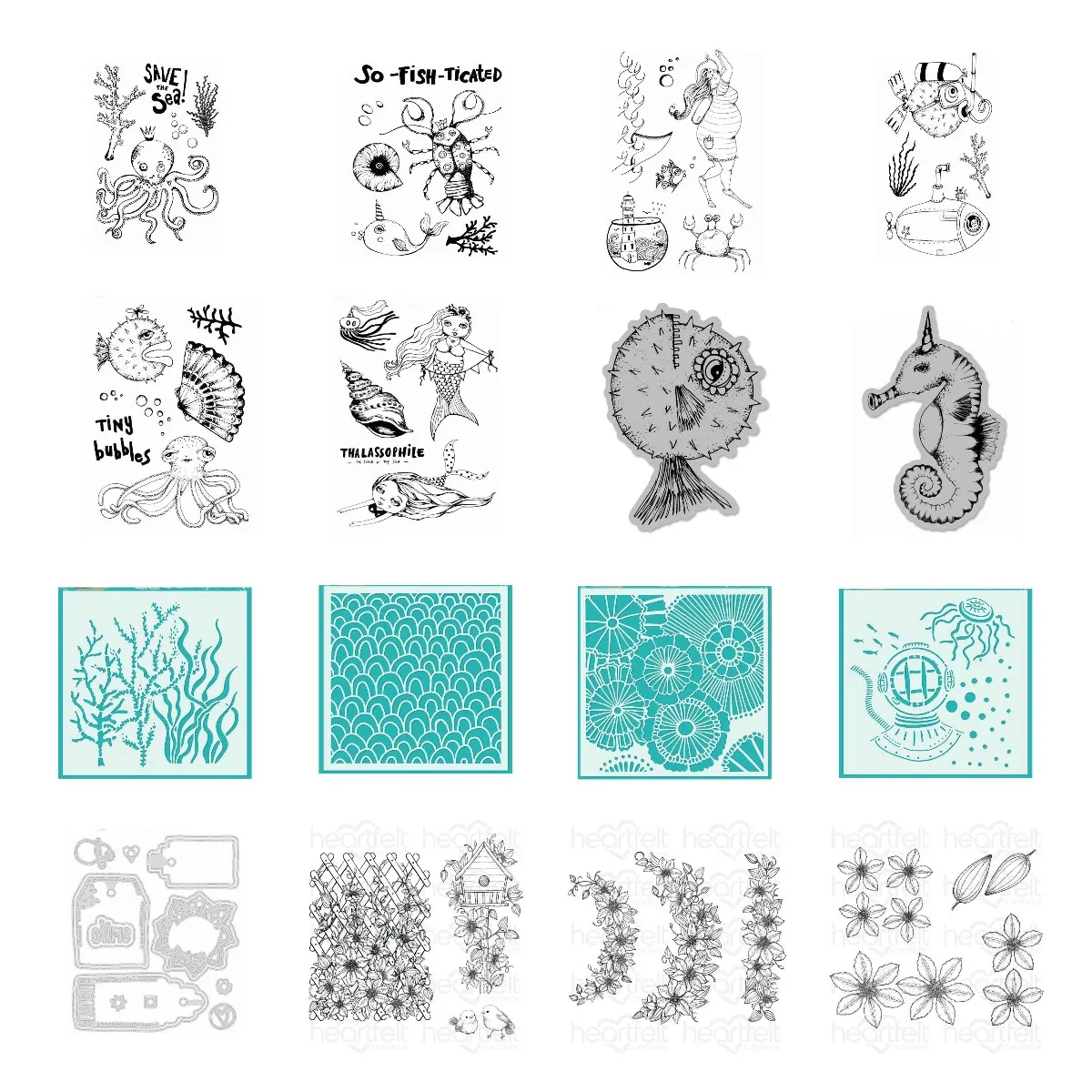 Deep-Sea Diving Stamps 2026 Neue Metall-Stanzformen für DIY Scrapbooking, Basteln, Fotoalbum-Vorlage, handgemachte Dekoration