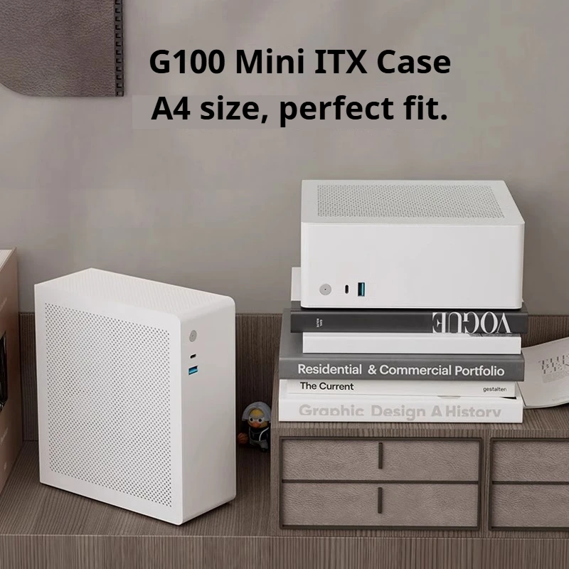 

G100 Mini Itx Case 3.8L Support FLEX Power Can Be Horizontally And Vertically Placed Desktop Host Office And Home Pc Case