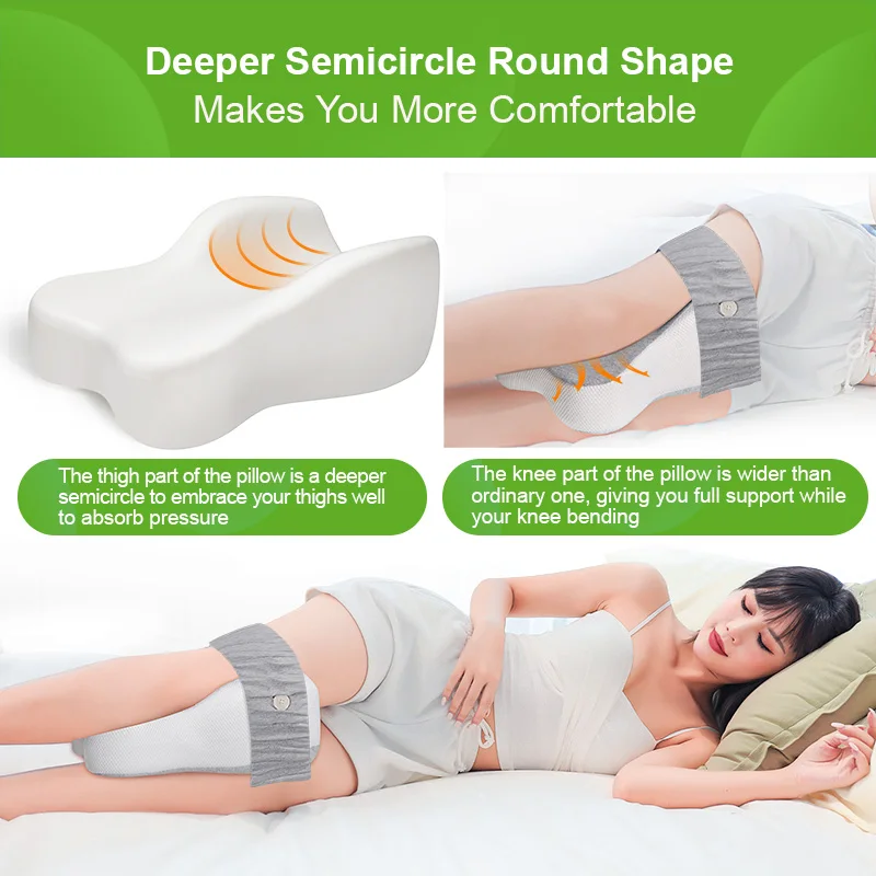 Orthopedic Knee and Leg Support Pillow for Side Sleepers 2