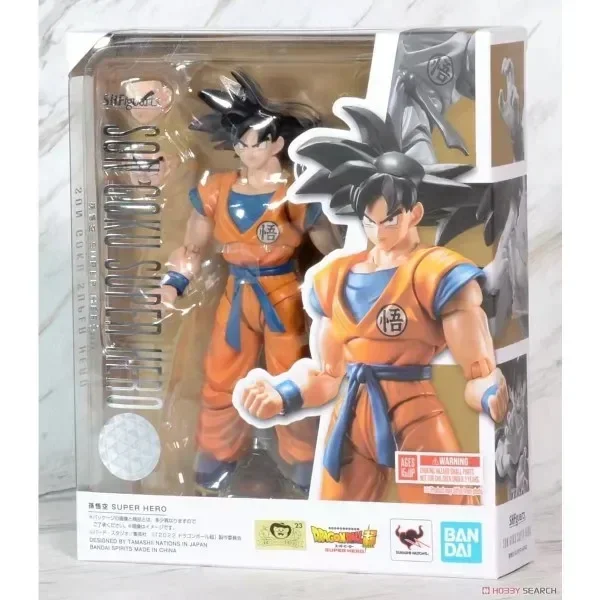 Original BANDAI SHF Dragon Ball S H Figuarts SUPER HERO Limited SSJ2 SSJ4 Goku Vegeta Gohan Android 16 Action Figures Toy Gift