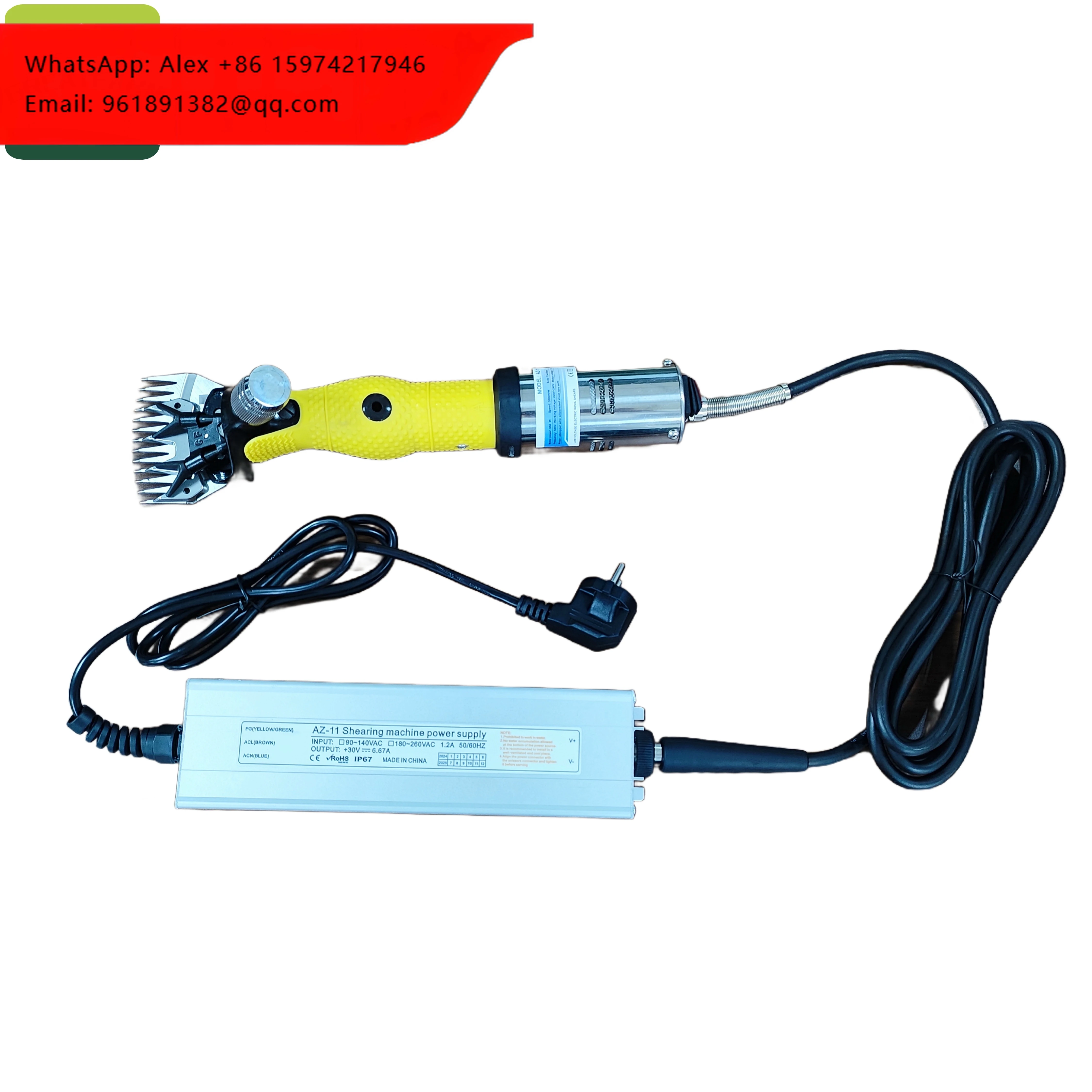 

AC220v Electric Wool Trimmer Shears Animal Clipper Hair Scraper For Farm Industry