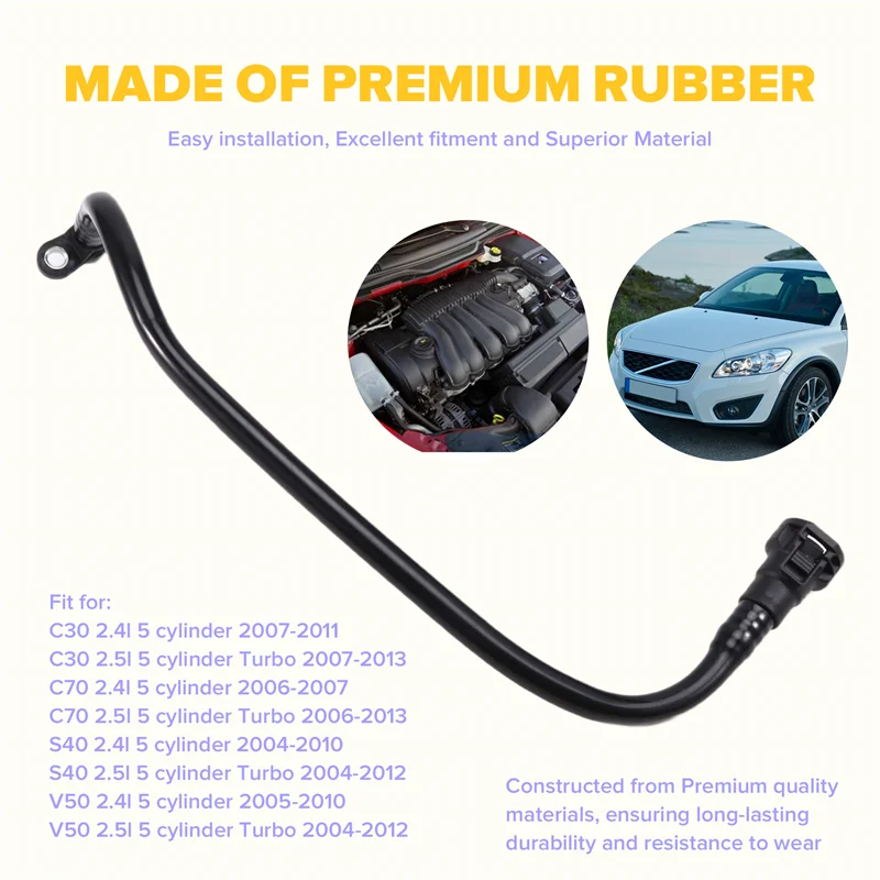 

31202911 Шланг масляного радиатора автоматической коробки передач для Volvo C30 C70 S40 V50 2007-2012 Автомобильные аксессуары