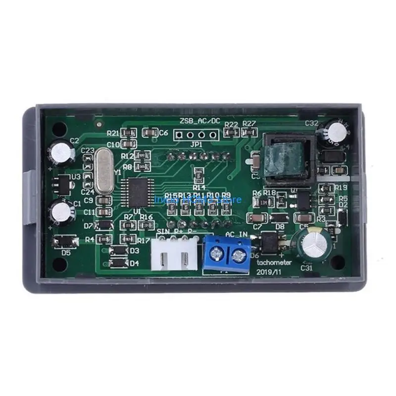 A5YD Motor Speed Tachometer Digital RPM Meter Hall Sensors Detection Low Power Design Easy Mounting for Industrial Use