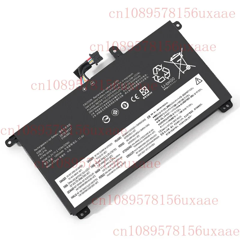 

32WH 01AV493 00UR890 SB10L84121 Battery For Lenovo ThinkPad T570 T580 P51S P52S XMSJ