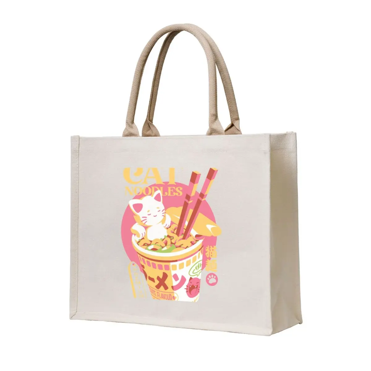 

Cat Noodles Tote Bag canvas tote Gift bag shopper bags