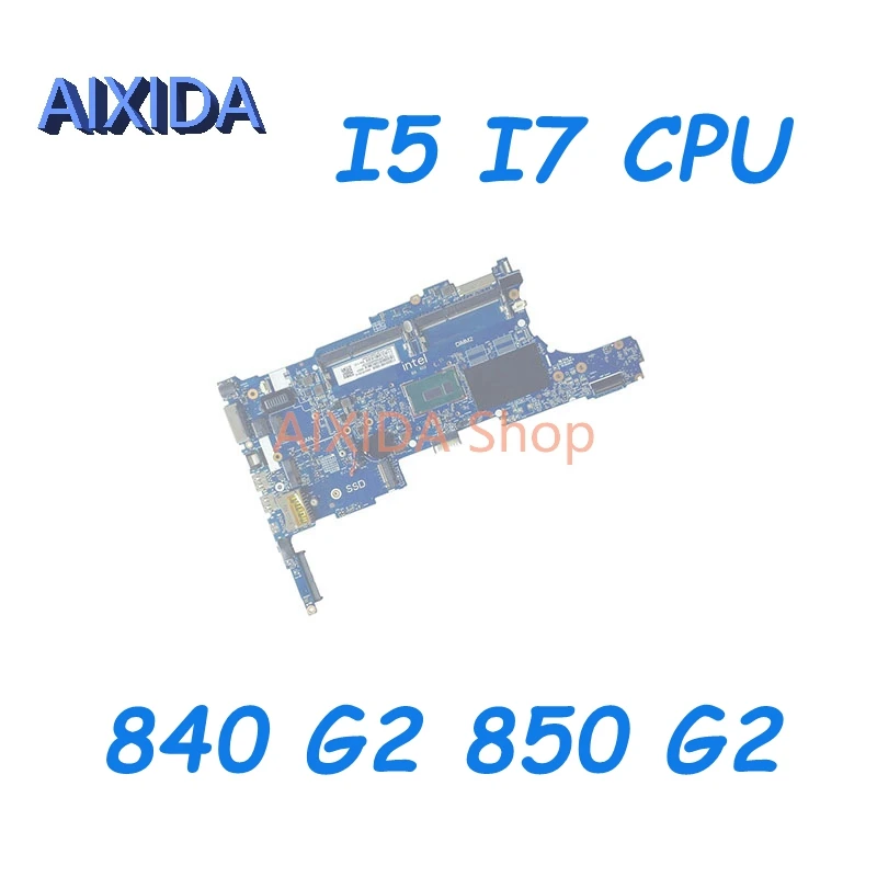 Aixida 6050a2637901-mb-a02 605081-001 605089-0001 60505-0001 für HP Elite book 799590 g2 799510 g2 Laptop-Motherboard mit i5 i7-CPU