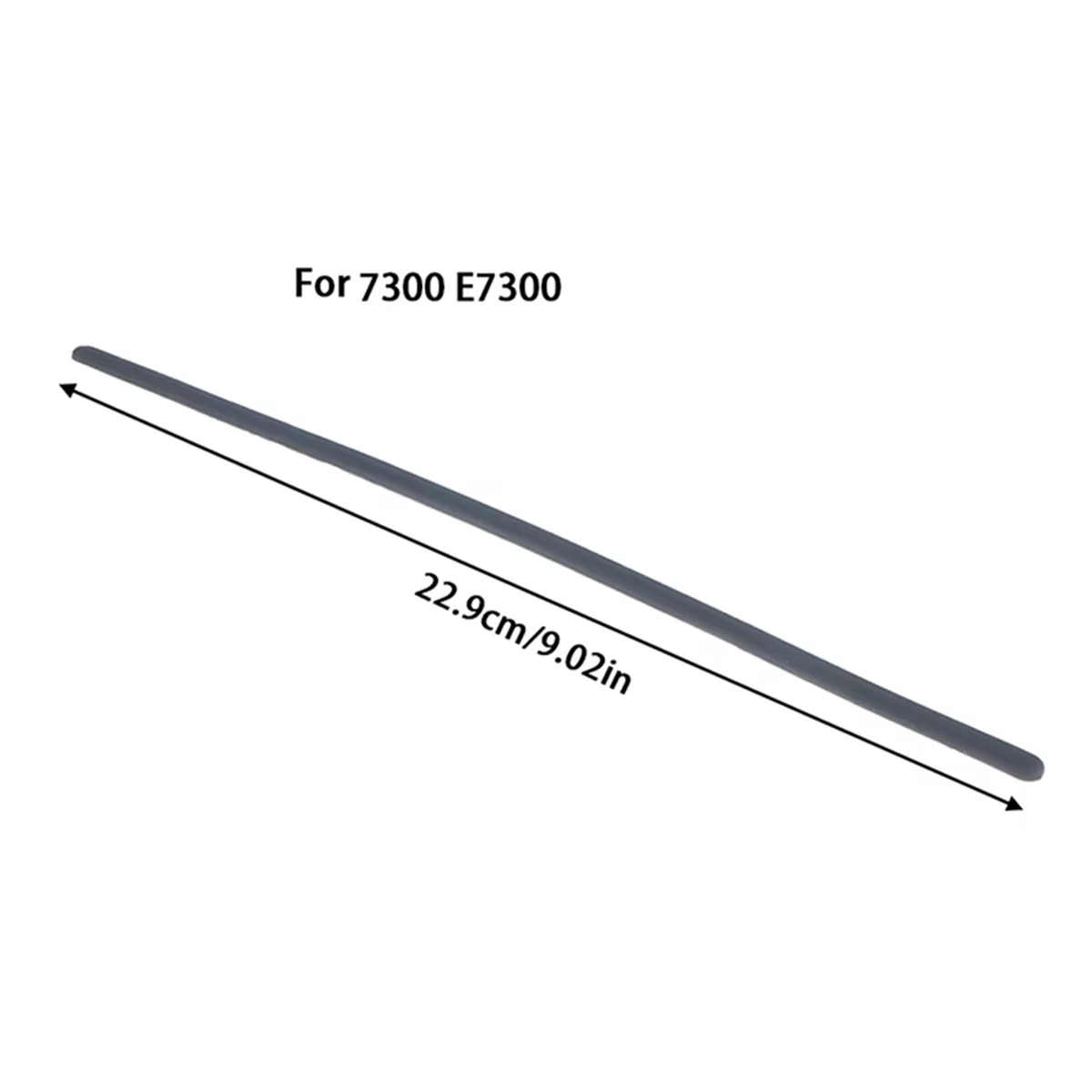 BISMZ Strip Karet Laptop Universal untuk Dell Latitude 7300 E7300 DIY Casing Bawah Alas Kaki Permukaan Alas Anti-selip