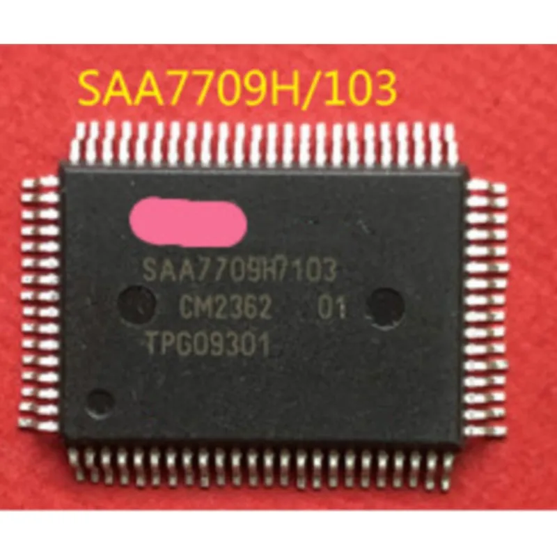 2PCS SAA7709H/103 SAA7709H 103 SAA7709H103 SAA 709H/103 AA709H/103  QFP80