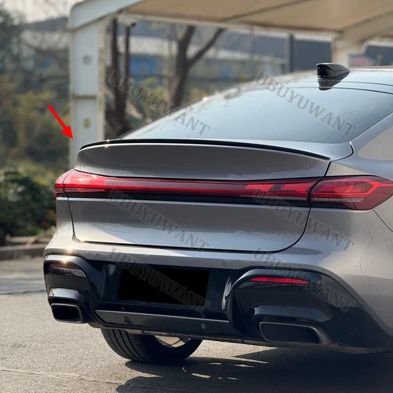 For Audi A5 S-Line S5 B10 2024 2025 2026 Sedan S Style ABS Rear Trunk Boot Lid Car Spoiler Ducktail Lip Wing