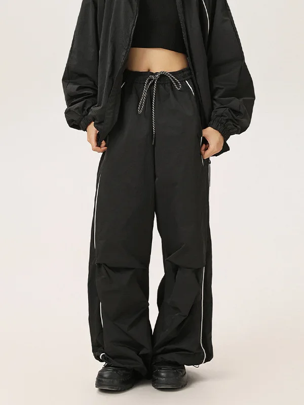 

Kazuki Kuraii Men's Casual Wide Leg Pants Air Paratrooper Qui Dry Mountain Series Loose Fit Spor Leisure Trousers